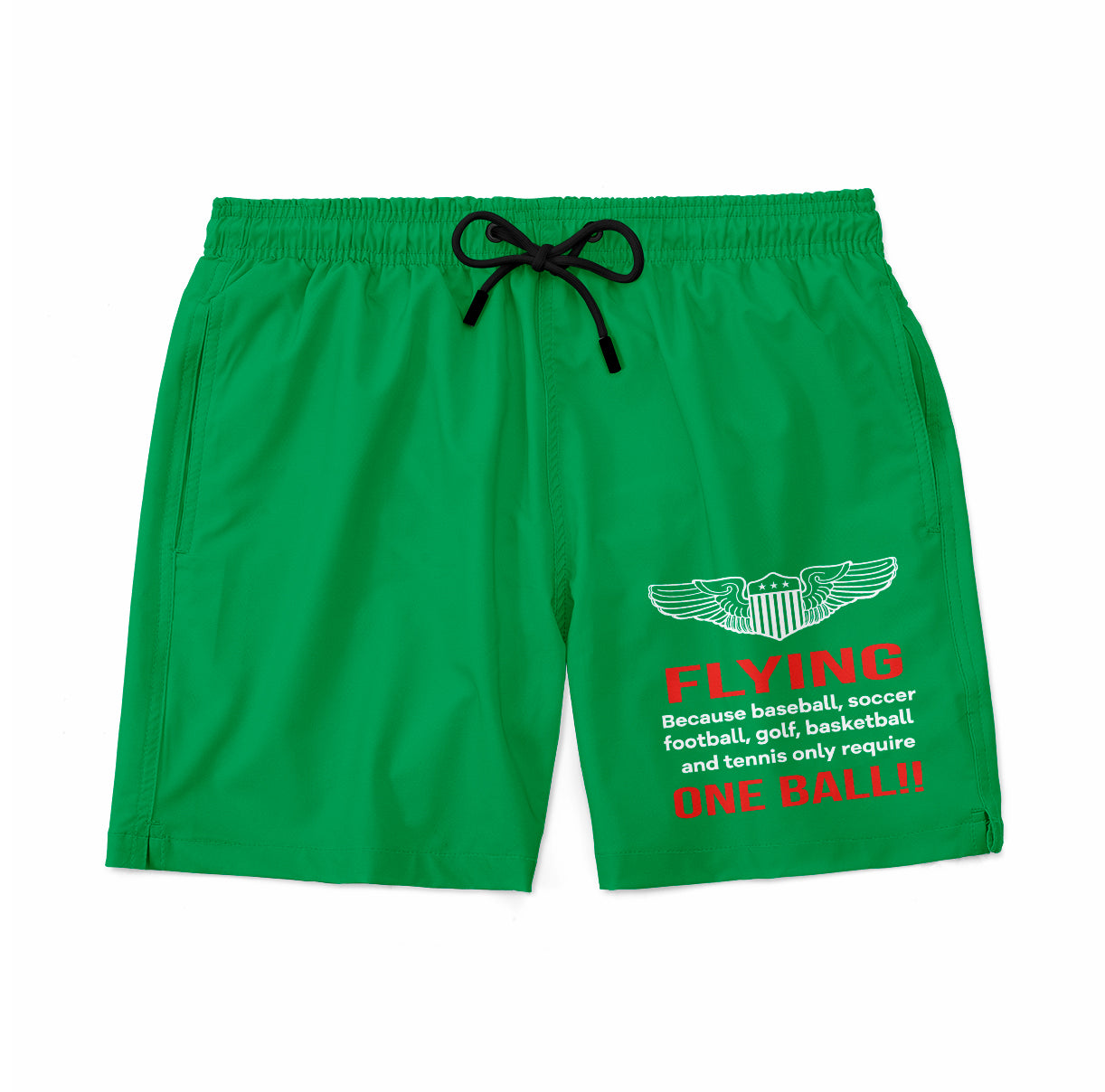 Flying One Ball Designed Swim Trunks & Shorts