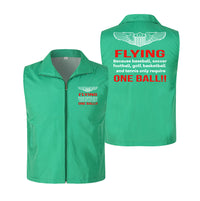 Thumbnail for Flying One Ball Designed Thin Style Vests