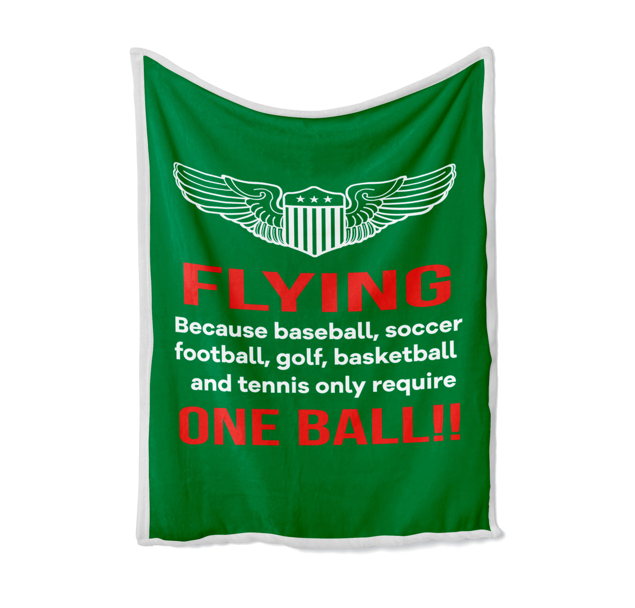 Flying One Ball Designed Bed Blankets & Covers