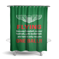 Thumbnail for Flying One Ball Designed Shower Curtains