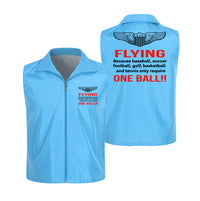 Thumbnail for Flying One Ball Designed Thin Style Vests