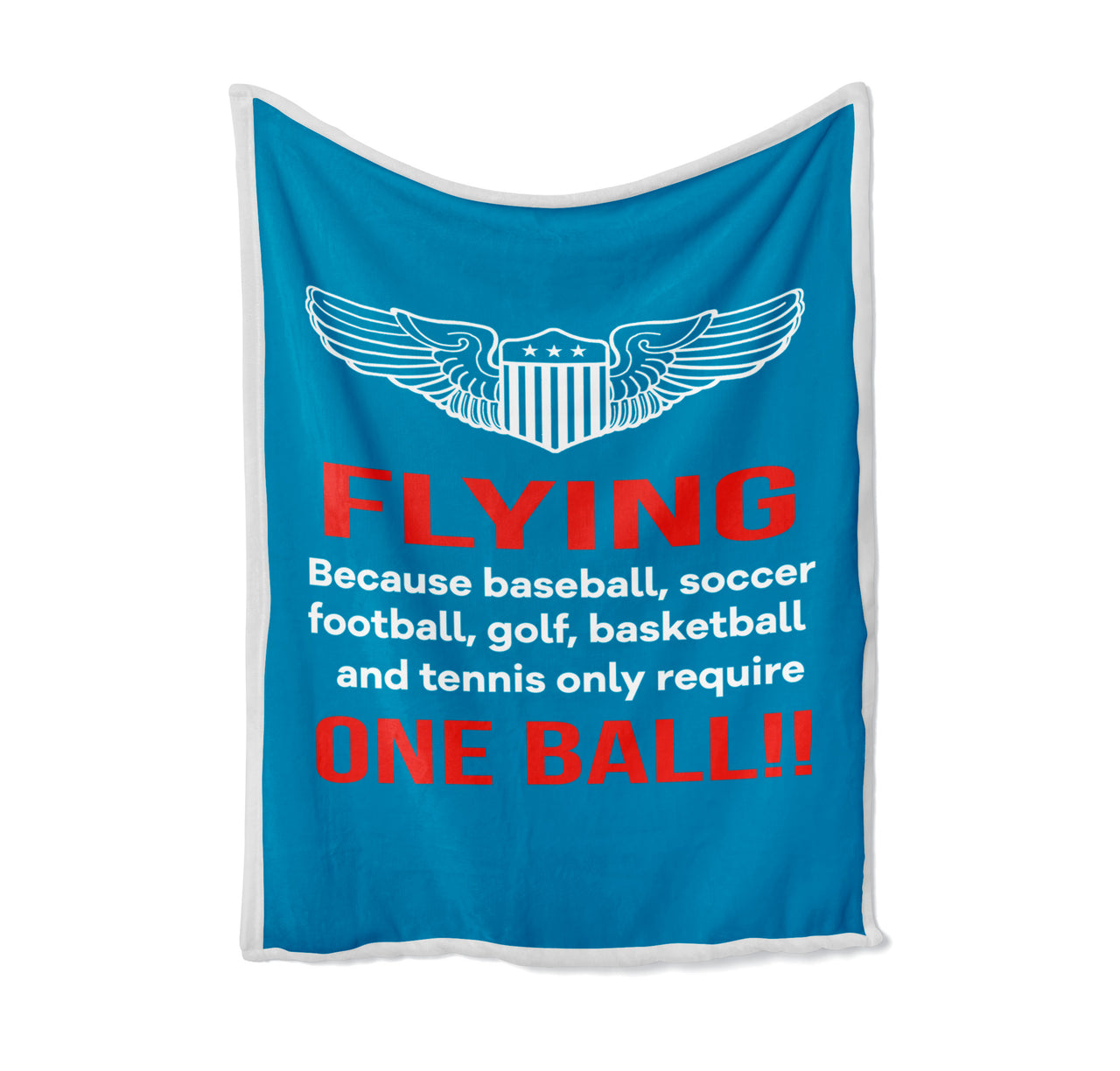 Flying One Ball Designed Bed Blankets & Covers