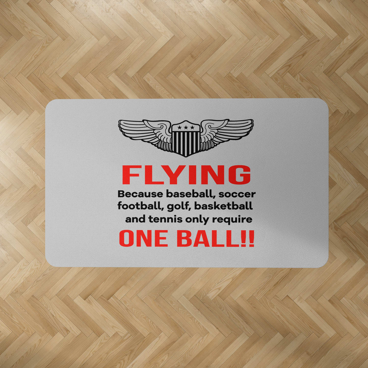 Flying One Ball Designed Carpet & Floor Mats