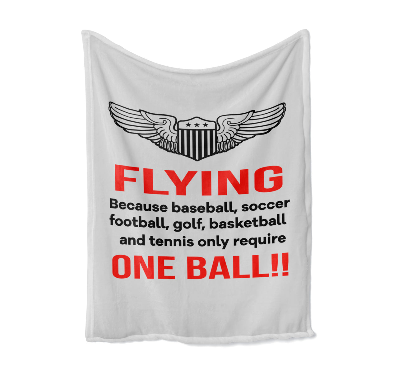 Flying One Ball Designed Bed Blankets & Covers