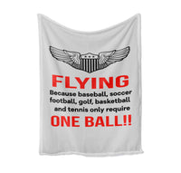 Thumbnail for Flying One Ball Designed Bed Blankets & Covers