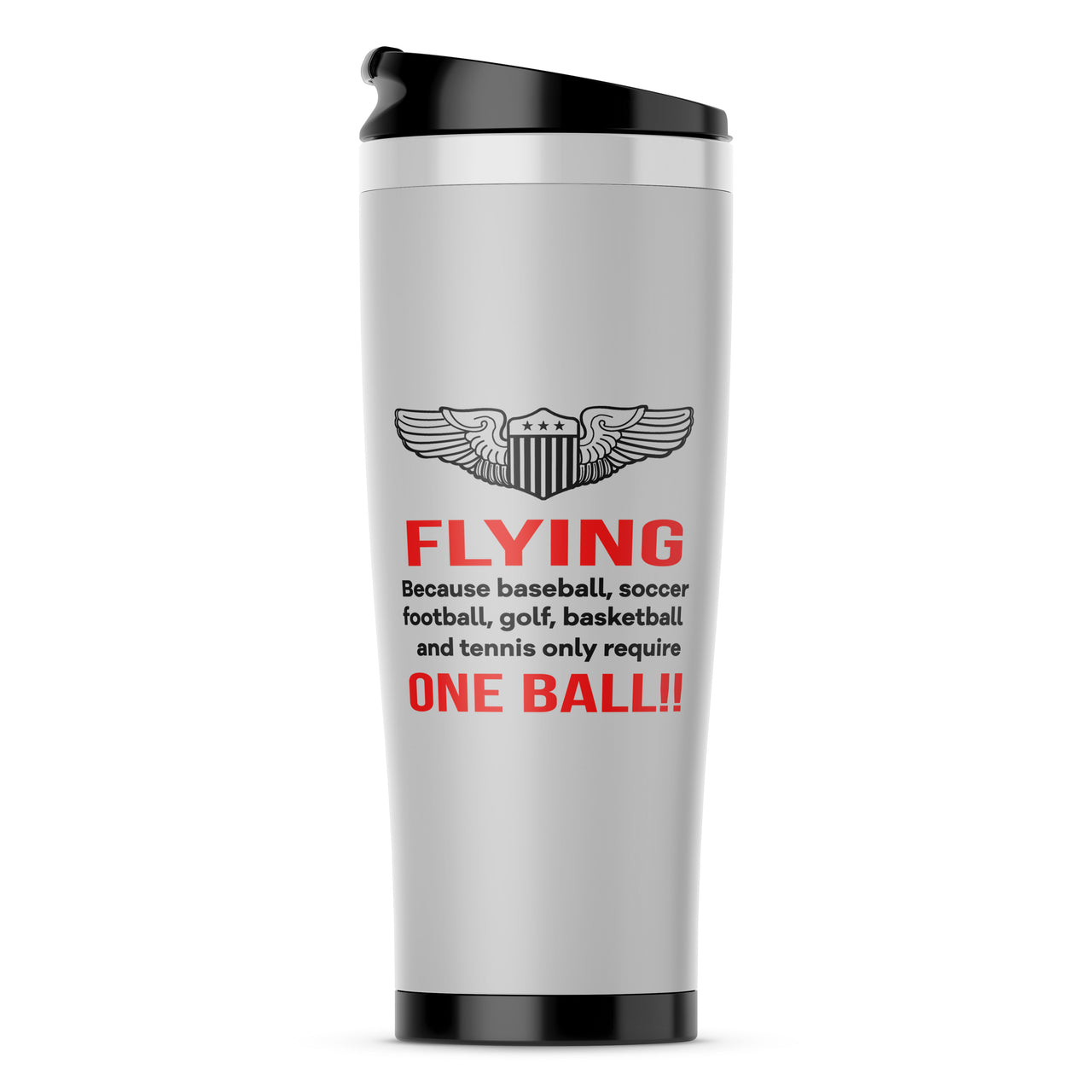 Flying One Ball Designed Travel Mugs