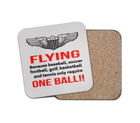 Thumbnail for Flying One Ball Designed Coasters
