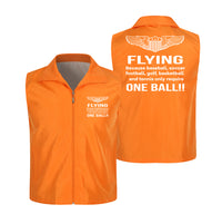 Thumbnail for Flying One Ball Designed Thin Style Vests