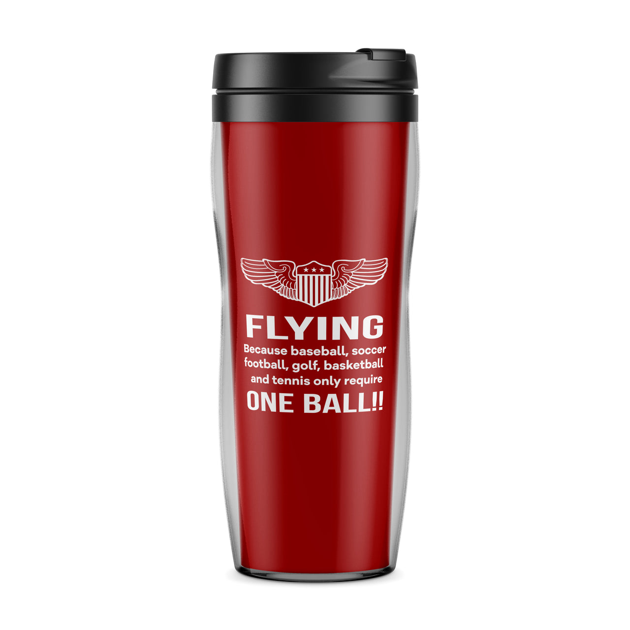 Flying One Ball Designed Travel Mugs