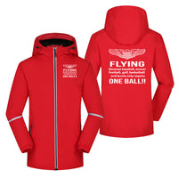 Thumbnail for Flying One Ball Designed Rain Coats & Jackets