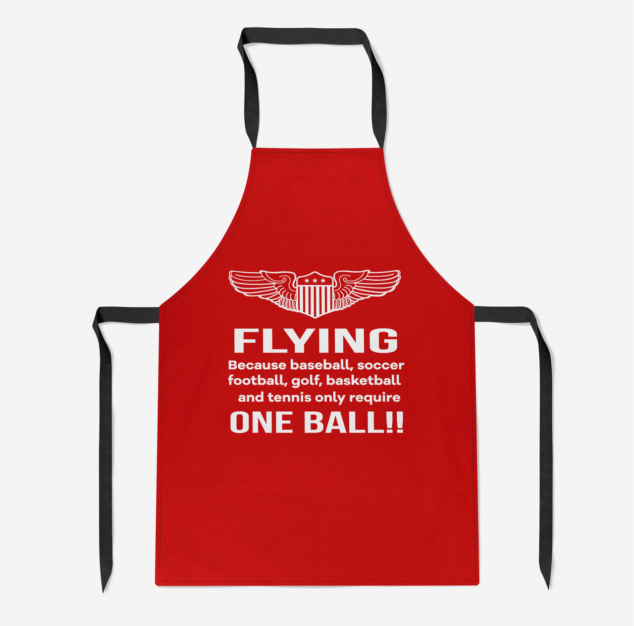 Flying One Ball Designed Kitchen Aprons