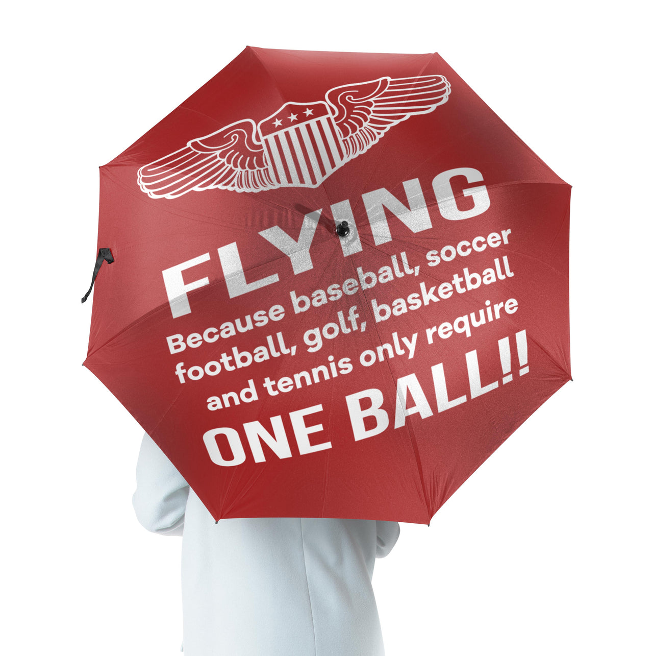 Flying One Ball Designed Umbrella