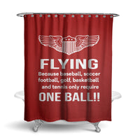 Thumbnail for Flying One Ball Designed Shower Curtains