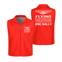 Thumbnail for Flying One Ball Designed Thin Style Vests