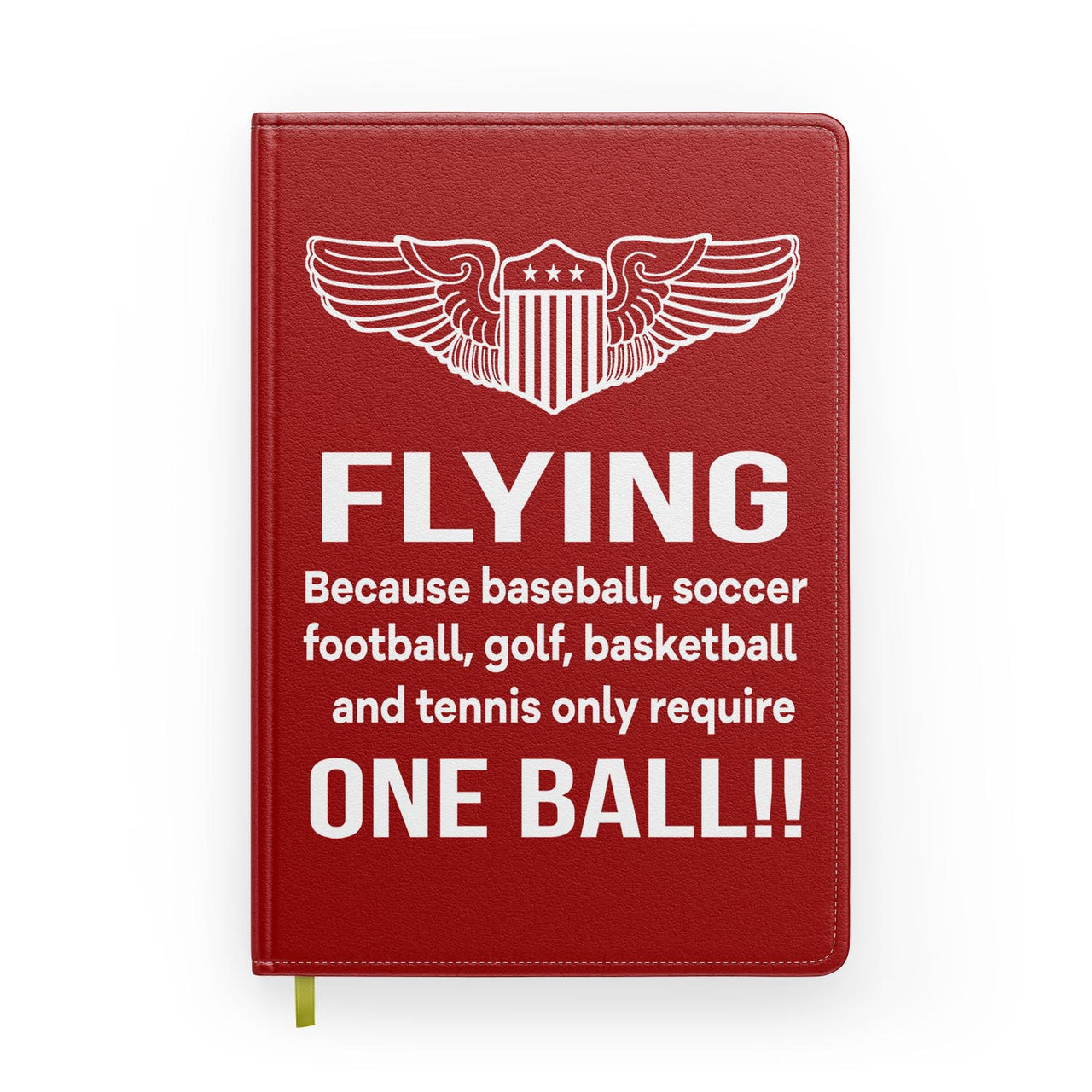 Flying One Ball Designed Notebooks