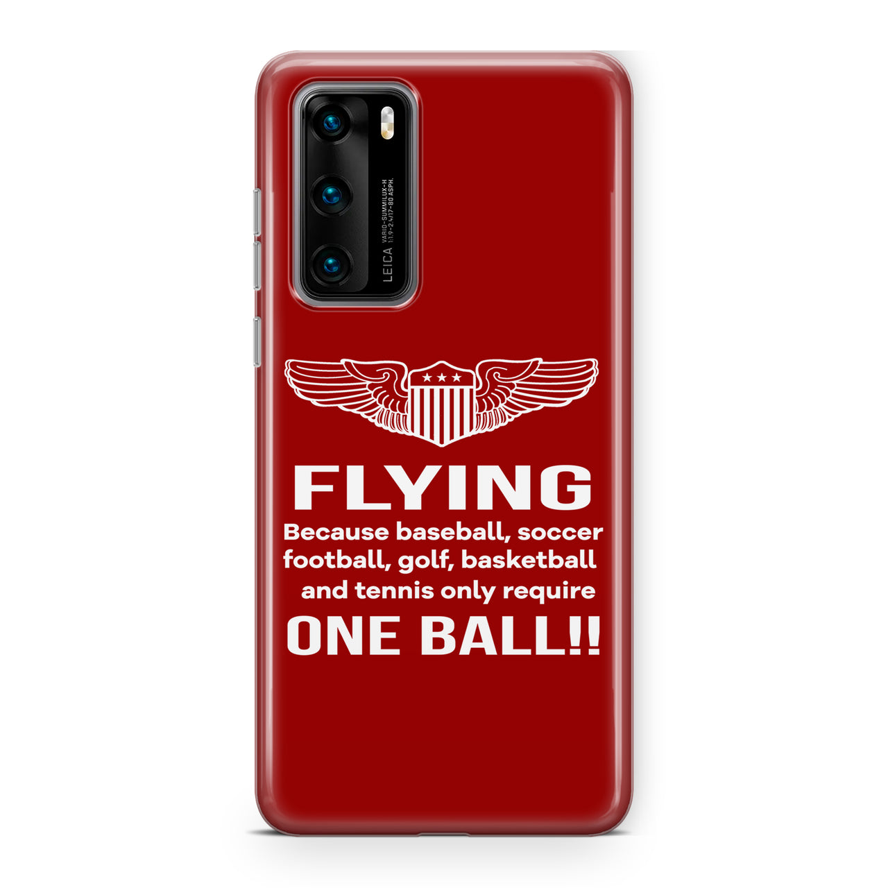 Flying One Ball Designed Huawei Cases