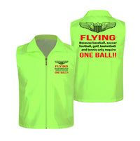 Thumbnail for Flying One Ball Designed Thin Style Vests