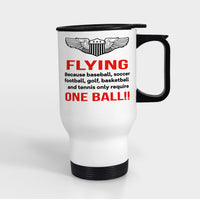 Thumbnail for Flying One Ball Designed Travel Mugs (With Holder)