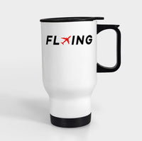 Thumbnail for Flying Designed Travel Mugs (With Holder)