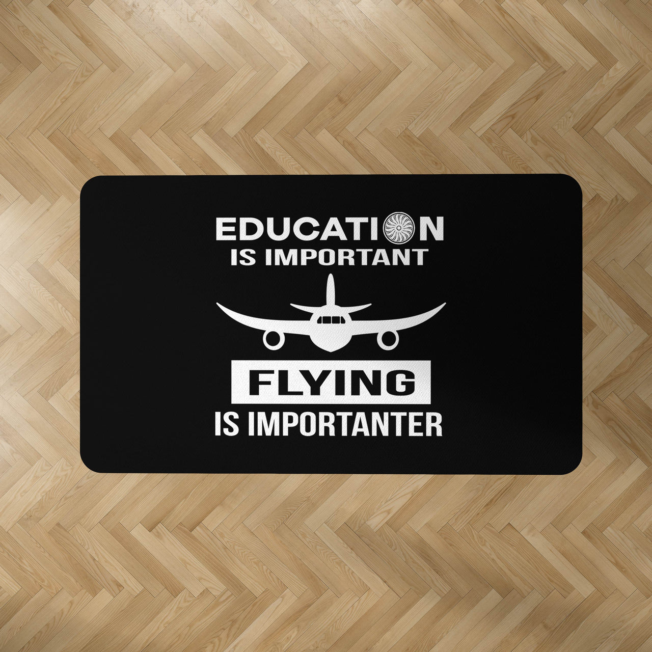 Flying is Importanter Designed Carpet & Floor Mats