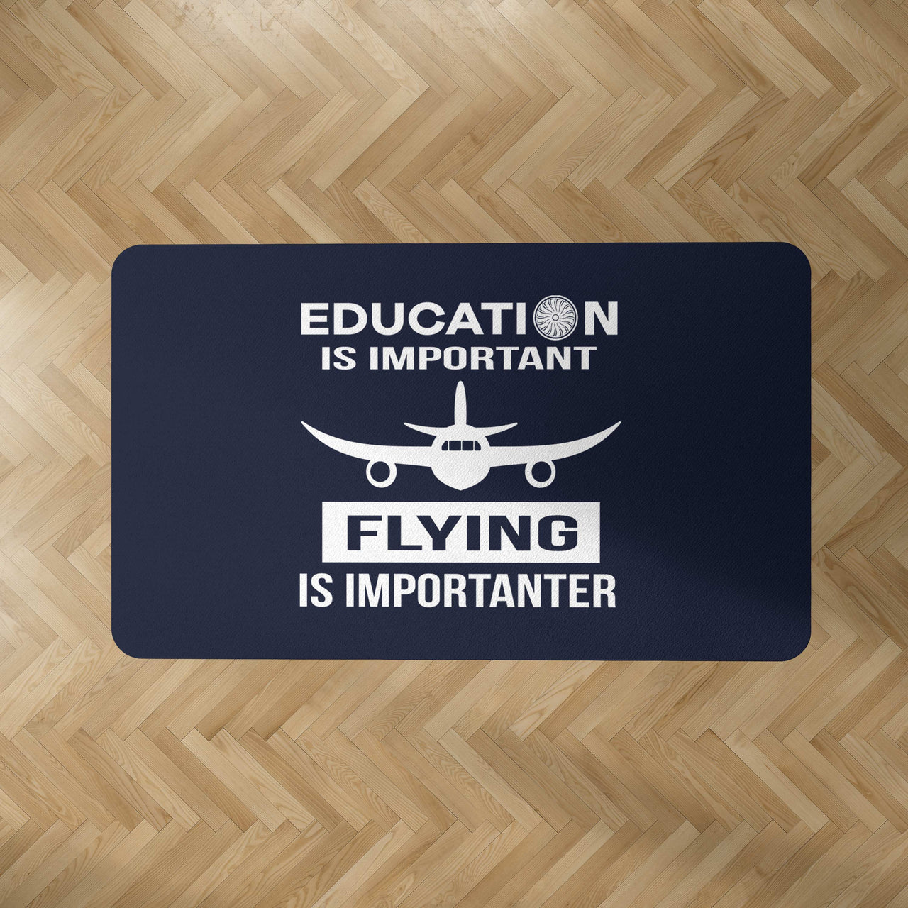 Flying is Importanter Designed Carpet & Floor Mats