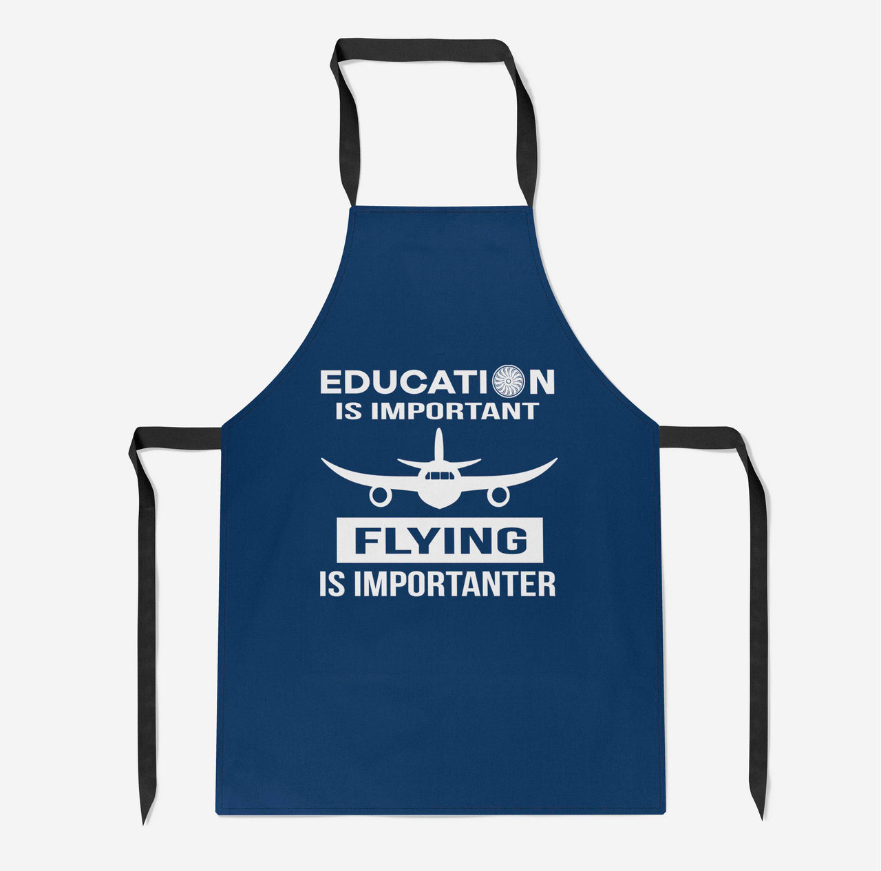 Flying is Importanter Designed Kitchen Aprons