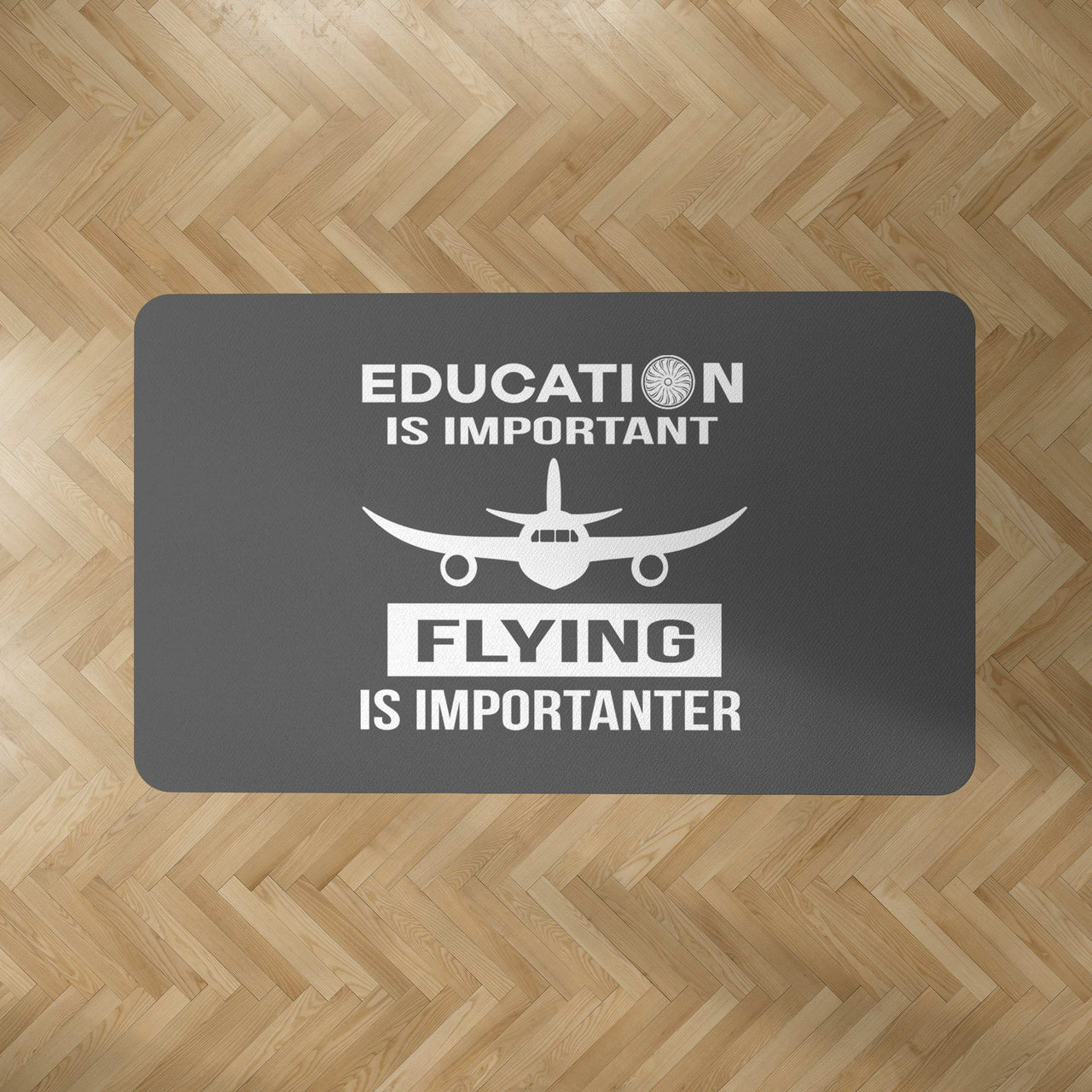 Flying is Importanter Designed Carpet & Floor Mats