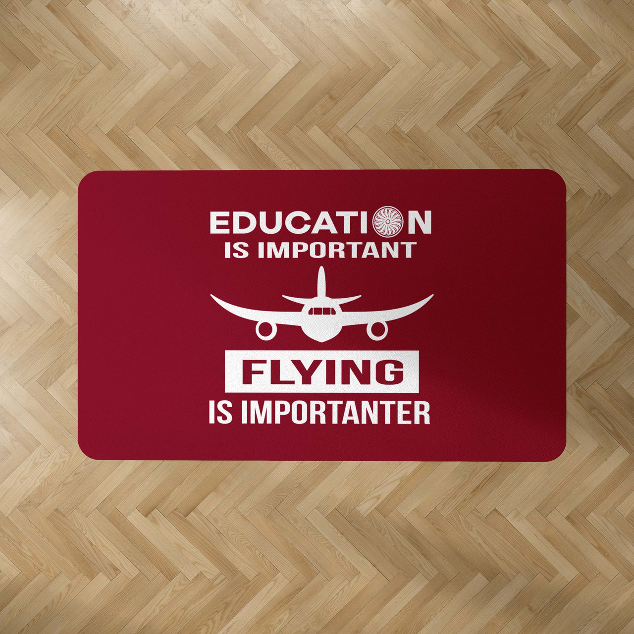 Flying is Importanter Designed Carpet & Floor Mats