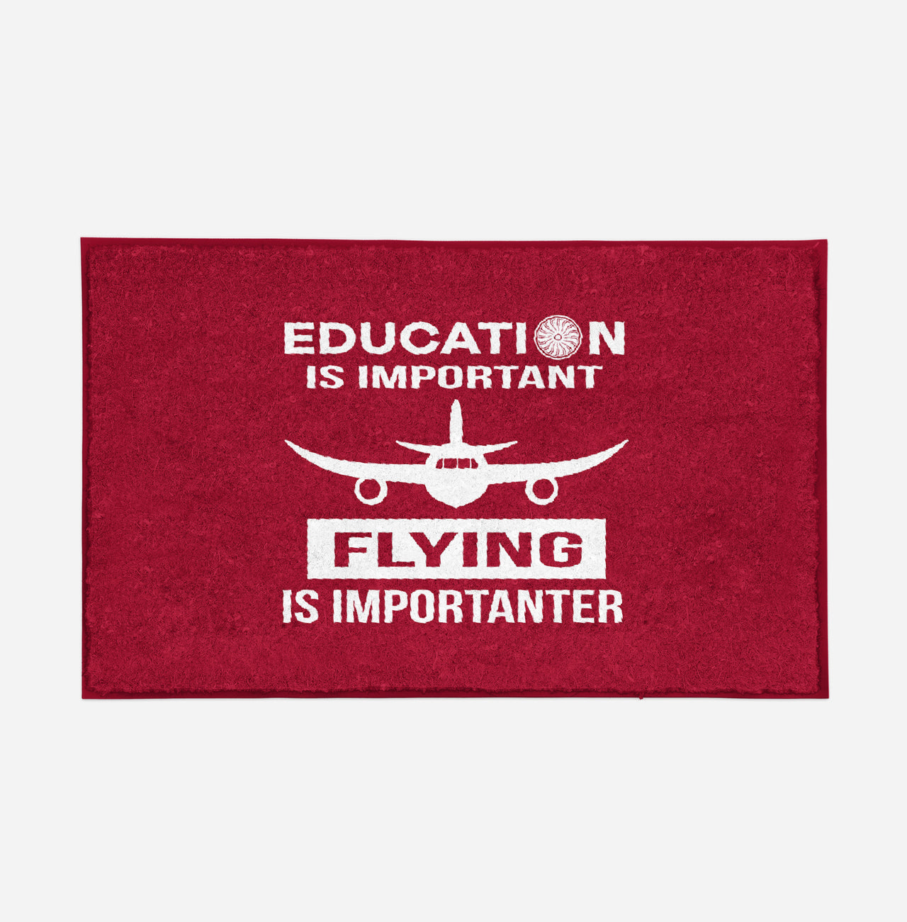 Flying is Importanter Designed Door Mats