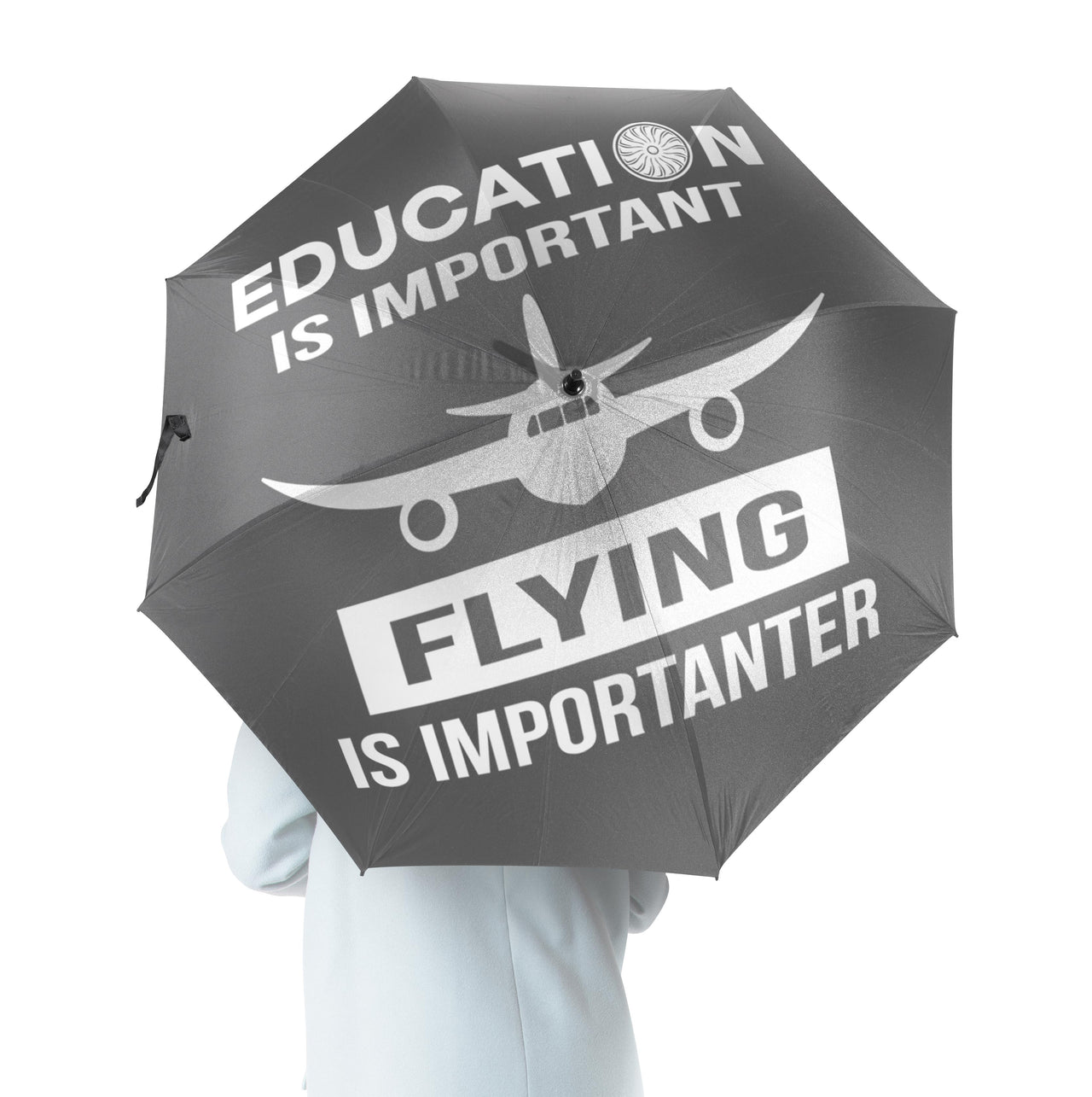 Flying is Importanter Designed Umbrella