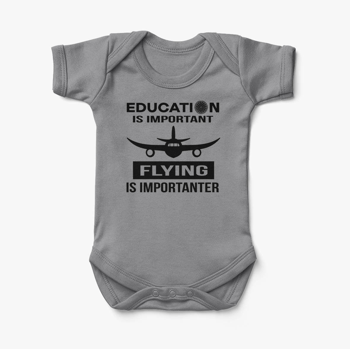 Flying is Importanter Designed Baby Bodysuits