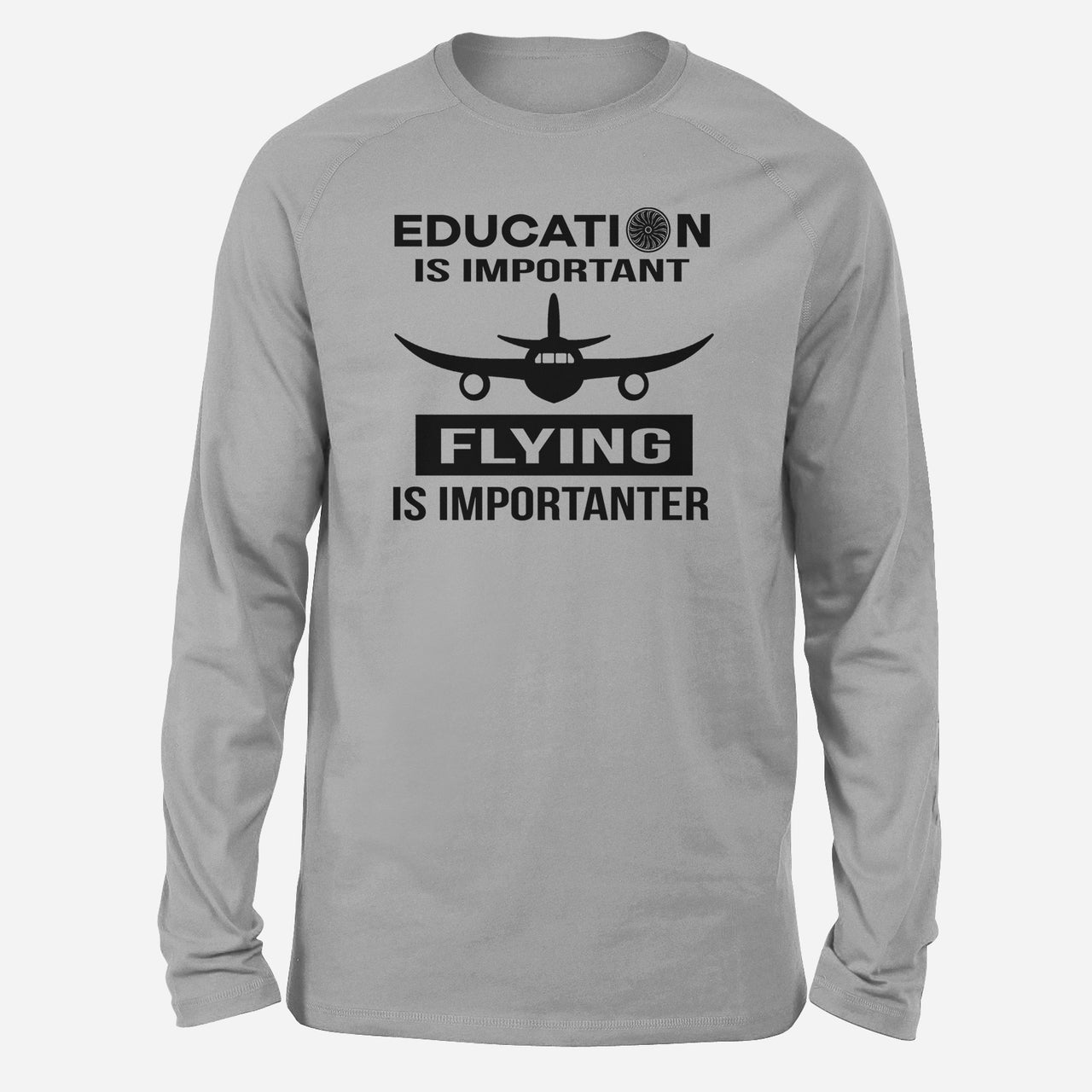 Flying is Importanter Designed Long-Sleeve T-Shirts