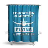 Thumbnail for Flying is Importanter Designed Shower Curtains