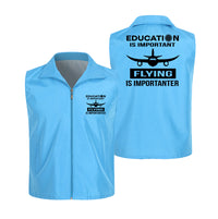 Thumbnail for Flying is Importanter Designed Thin Style Vests