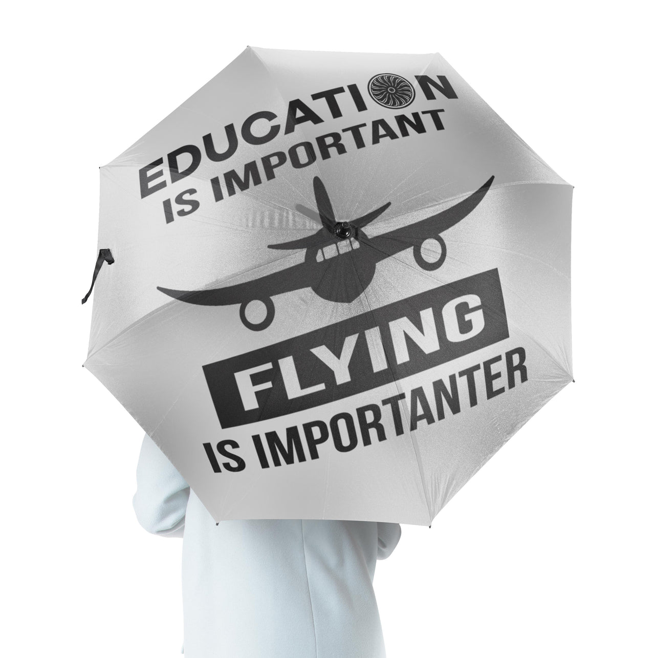 Flying is Importanter Designed Umbrella