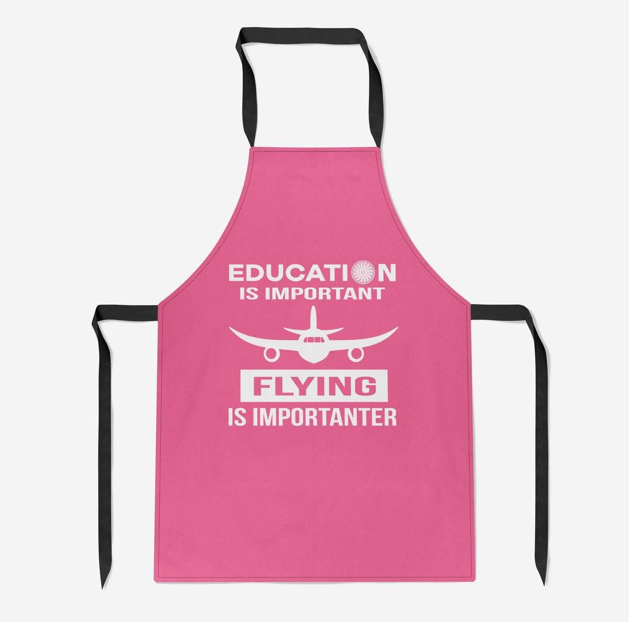 Flying is Importanter Designed Kitchen Aprons