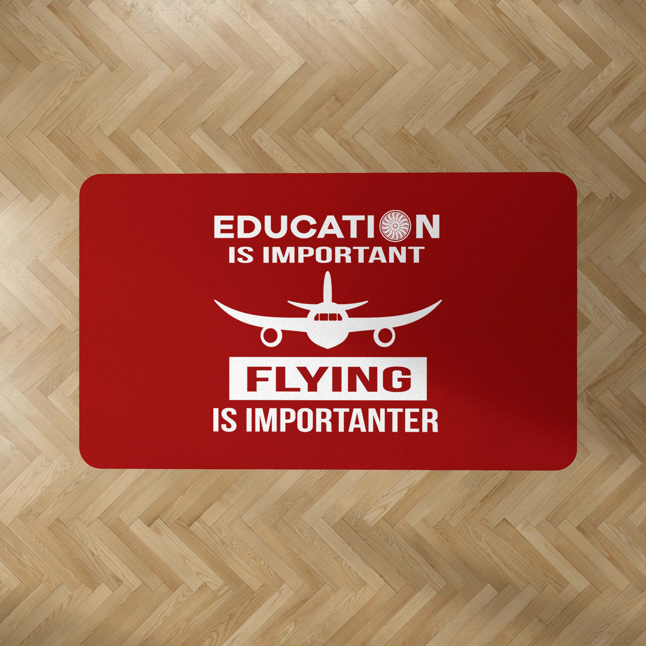 Flying is Importanter Designed Carpet & Floor Mats