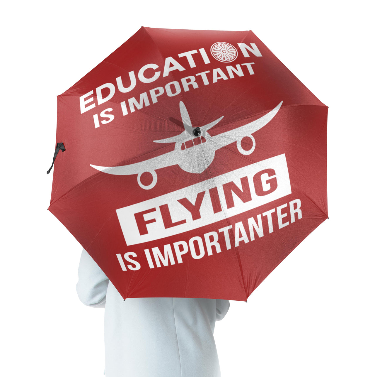 Flying is Importanter Designed Umbrella