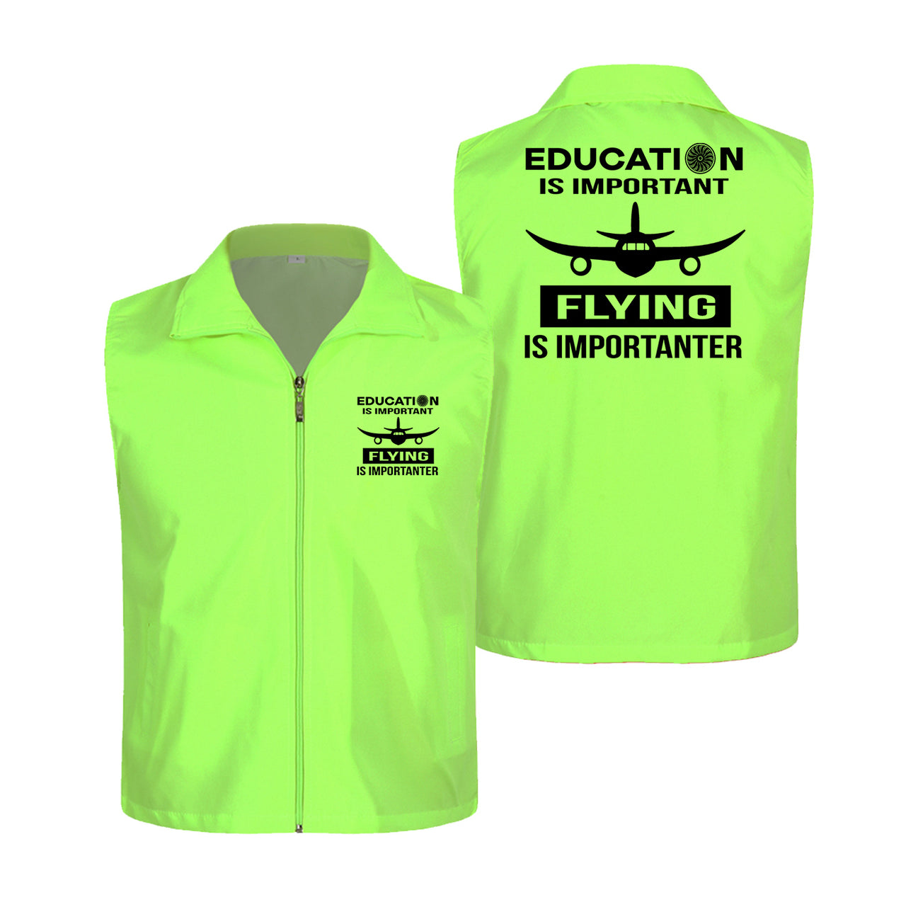 Flying is Importanter Designed Thin Style Vests