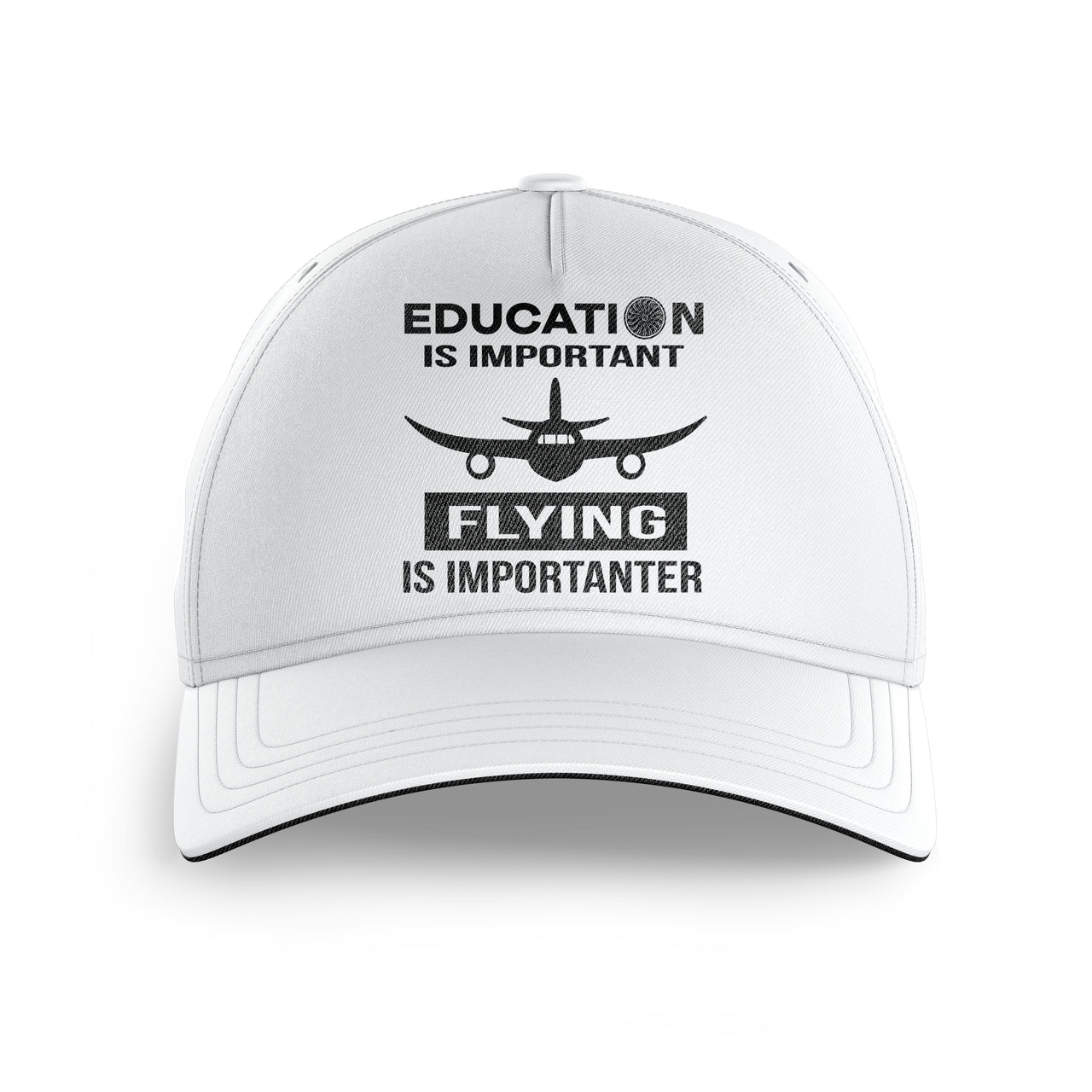 Flying is Importanter Printed Hats
