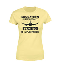 Thumbnail for Flying is Importanter Designed Women T-Shirts