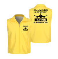 Thumbnail for Flying is Importanter Designed Thin Style Vests