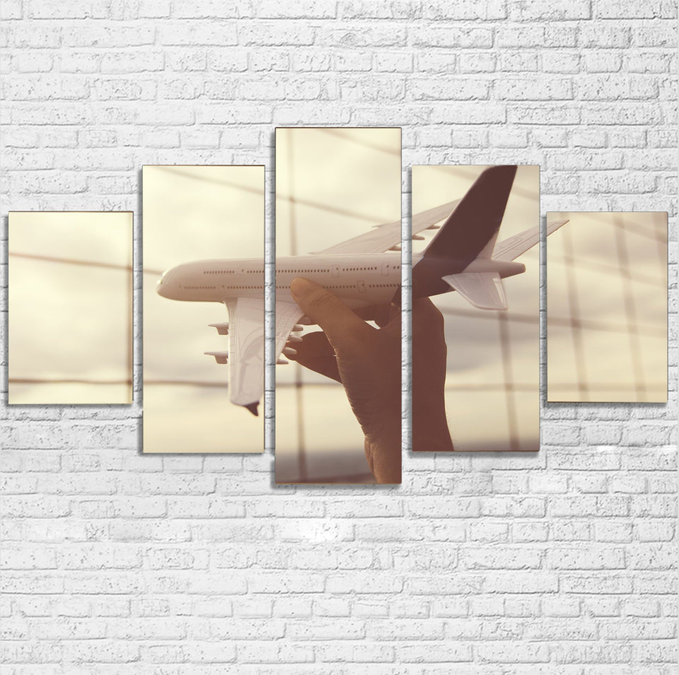 Follow Your Dreams Printed Multiple Canvas Poster Aviation Shop 