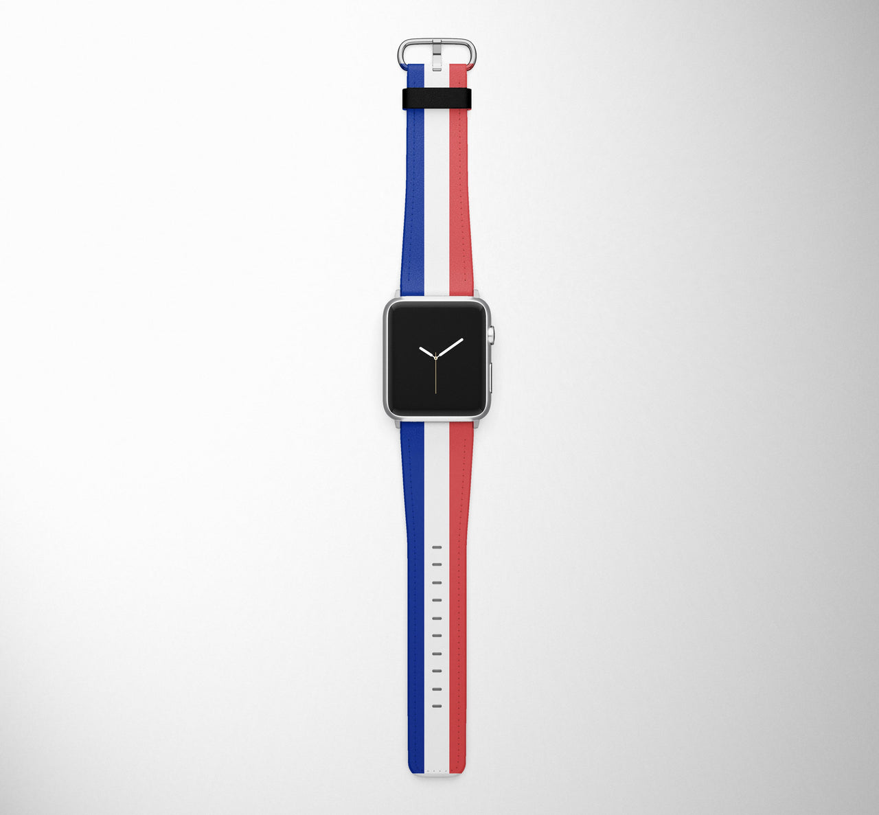 France Flag Designed Leather Apple Watch Straps