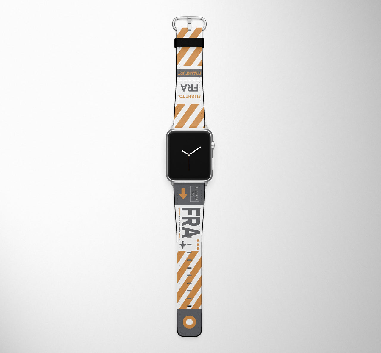 Frankfurt (FRA) Designed Leather Apple Watch Straps