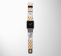 Thumbnail for Frankfurt (FRA) Designed Leather Apple Watch Straps