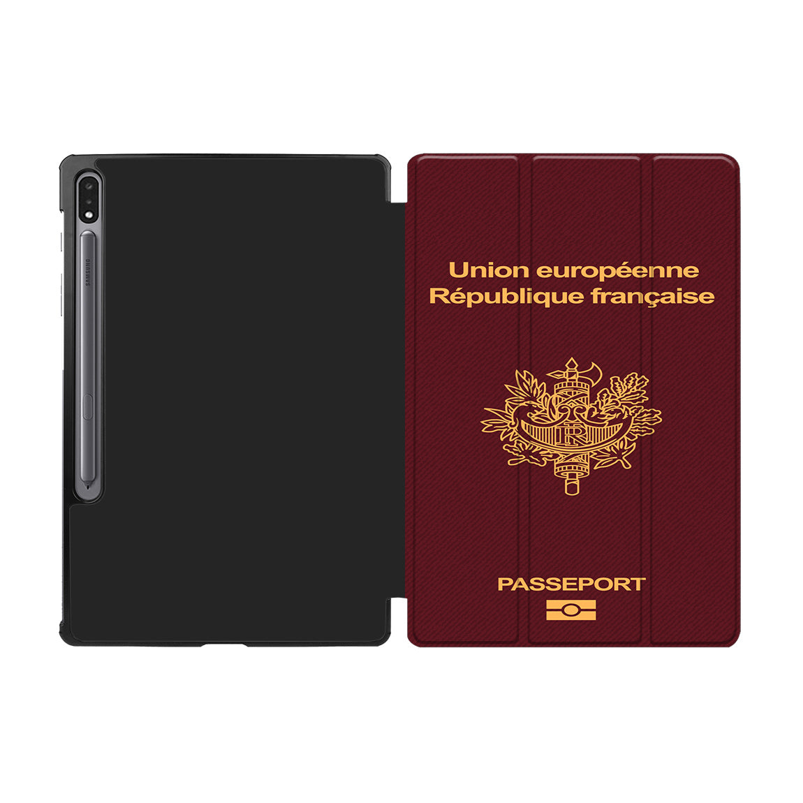 French Passport Designed Samsung Tablet Cases