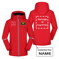 Thumbnail for Custom Flag & Name & LOGO Designed Rain Coats & Jackets