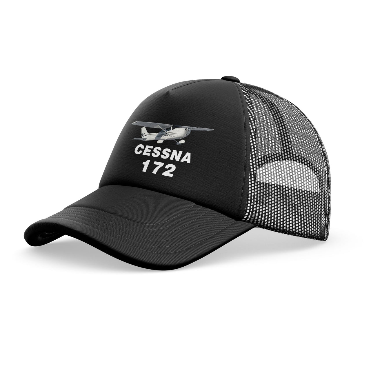 The Cessna 172 Designed Trucker Caps & Hats