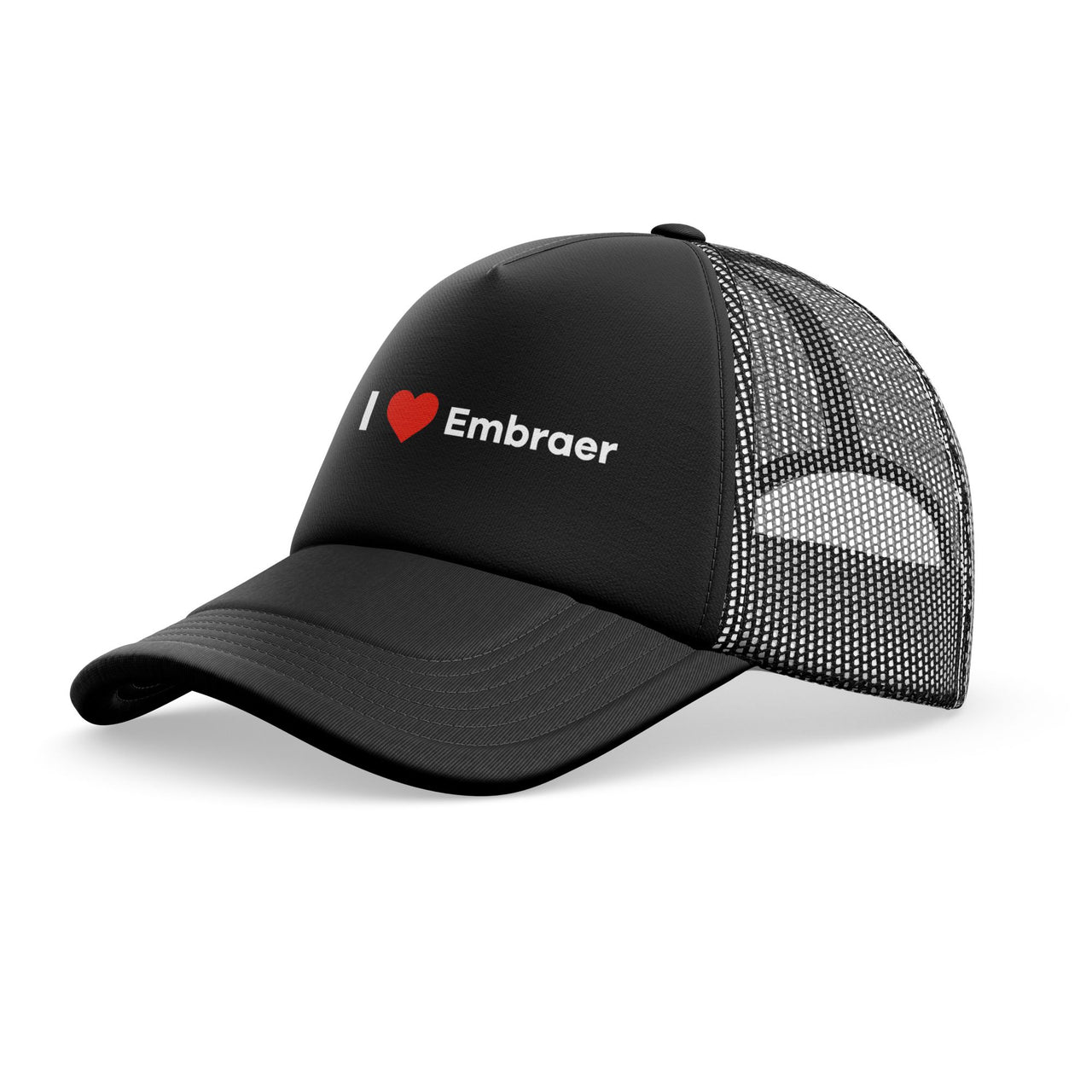 I Love Embraer Designed Trucker Caps & Hats